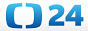 Логотип онлайн ТБ Чешское телевидение. Канал 24