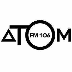 Логотип онлайн радио Атом ФМ
