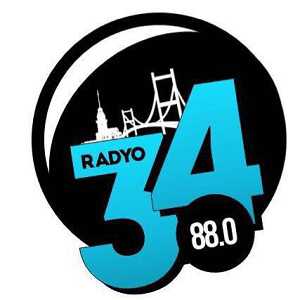 Логотип онлайн радио Radyo 34