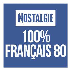 Логотип онлайн радио Nostalgie 100% francais 80