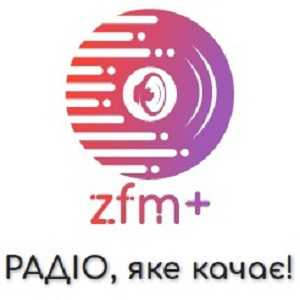 Логотип онлайн радио ZFM+ / Захід ФМ+