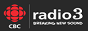 Логотип онлайн радио CBC Radio 3