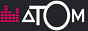 Логотип онлайн радіо Атом ФМ