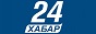 Логотип онлайн ТВ Хабар 24 - Қазақстан - Қазақстан телеарналары. «Хабар 24» - бұл Қазақстанда тәулік бойы жұмыс істейтін тұңғыш сандық жаңалықтар арнасы. Телевидение. Трансляция. Телеарналар.